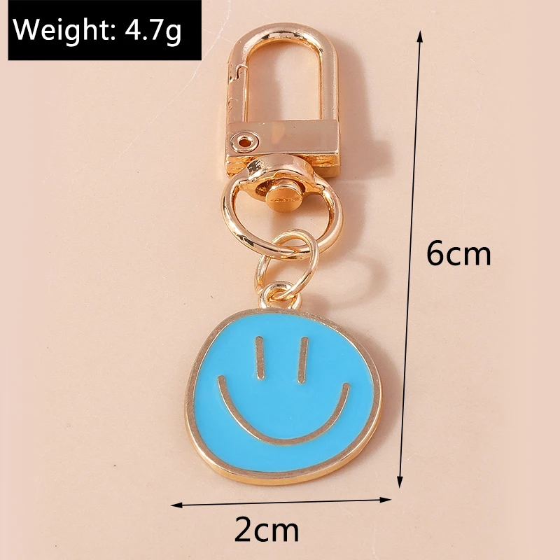 Schöner Lächeln-Gesicht-Schlüsselanhänger, Emoticon-Schlüsselanhänger, Anhänger für Männer und Frauen, Schlüsselhalter, Handtasche, Dekor, Anhänger, DIY-Schmuck, Geschenke – Detail 6