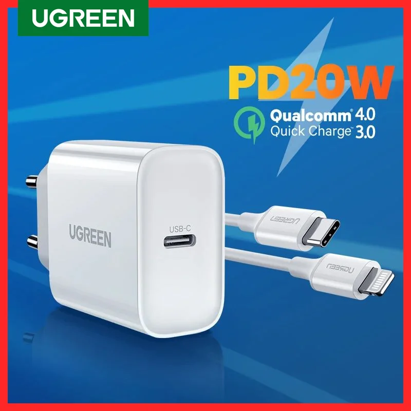 Chargeur USB-C 20W UGREEN pour iPhone