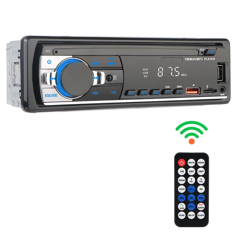 Car MP3 Player Car Radio Digital Bluetooth Audio Music Stereo Accessories Remote Control USB TF FM Receiver