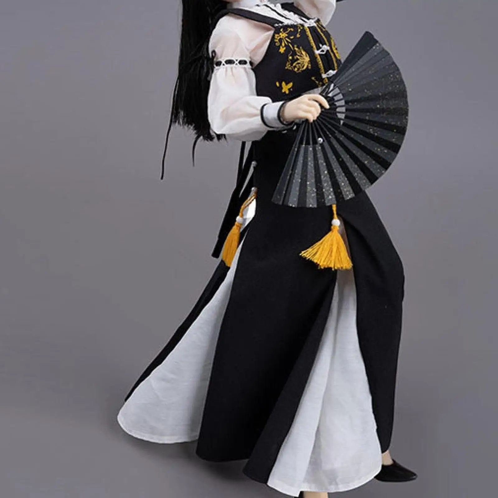 1/6 Top and Skirt Oufit Retro Outfit for 12 inch Female Figures Accessories