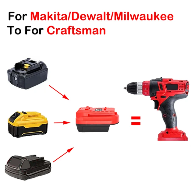 Milwaukee M18 Batteries Convert To Black & Decker 20v MAX (NOT OLD