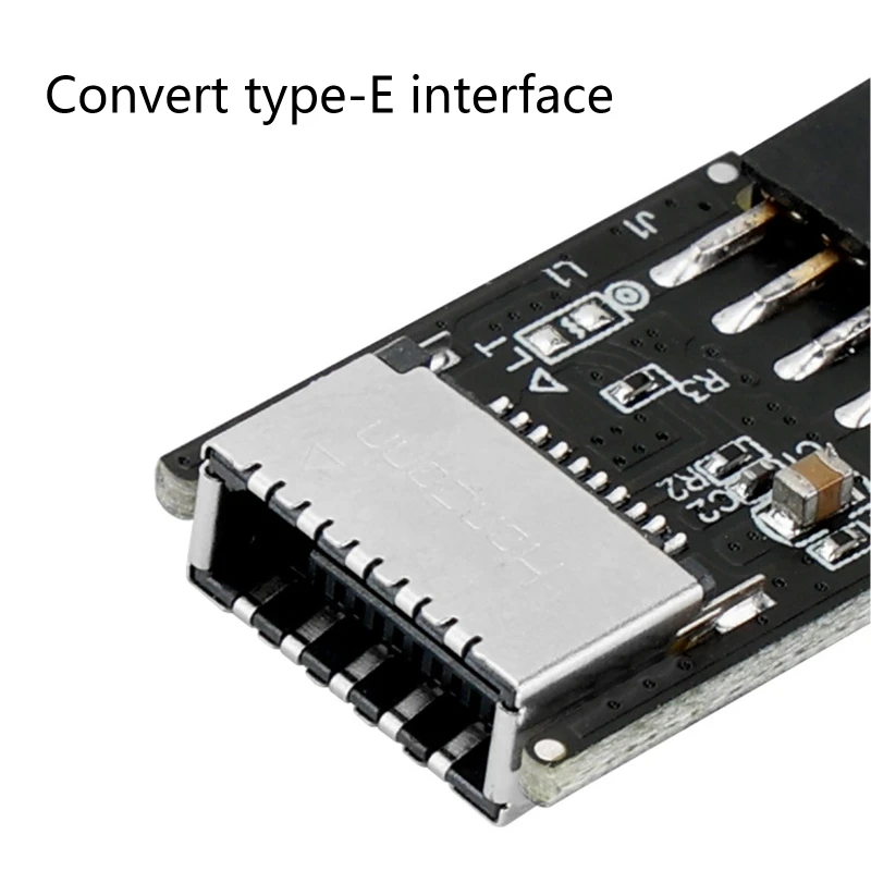 Encabeçamento Fêmea 9pin para Tipo-e Adaptador Placa-mãe Pinos Extensão Tipo-e para Chave-um Adaptador Conversor Usb 2.0 - Imagem 3