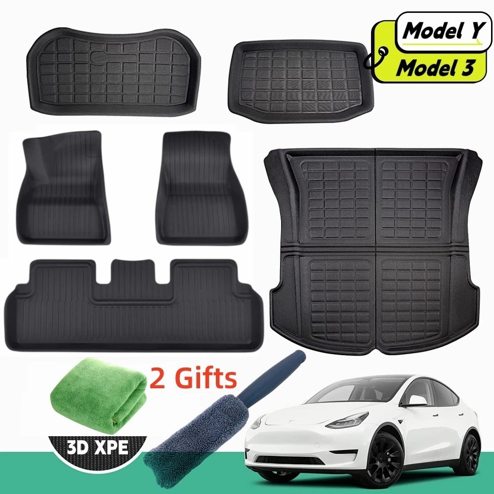 Bafire 3d Foot Pad For Tesla Model 3 Model Y Custom Floor Liner Fully