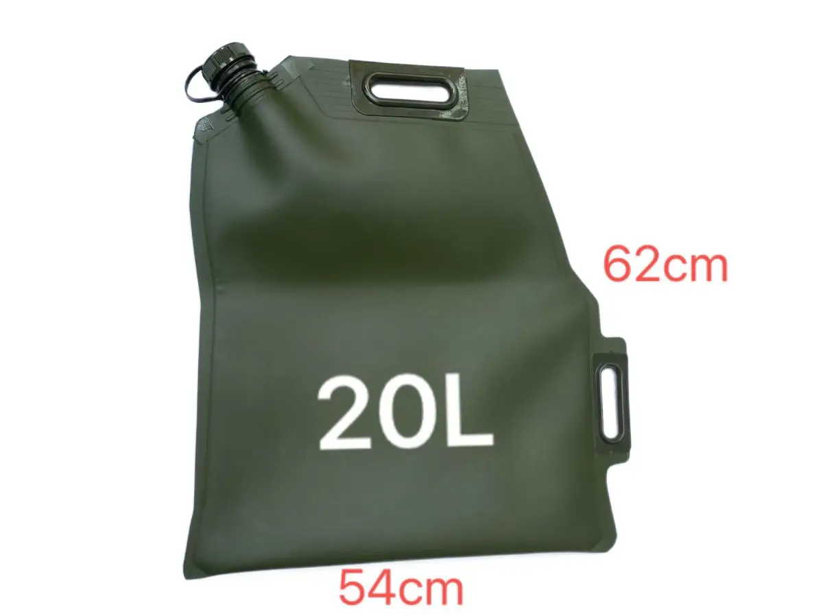 20L Portable Portable Foldable Spare Gasoline Fuel Bag Gasoline Diesel Fuel Tank For Self-Driving Dirt Bike Motorcycle