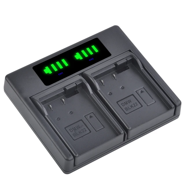 2 Batterie E Caricatore Per Panasonic Lumix S5, GH5 II, GH6 - DMW-BLK22 2280mAh - Foto 10