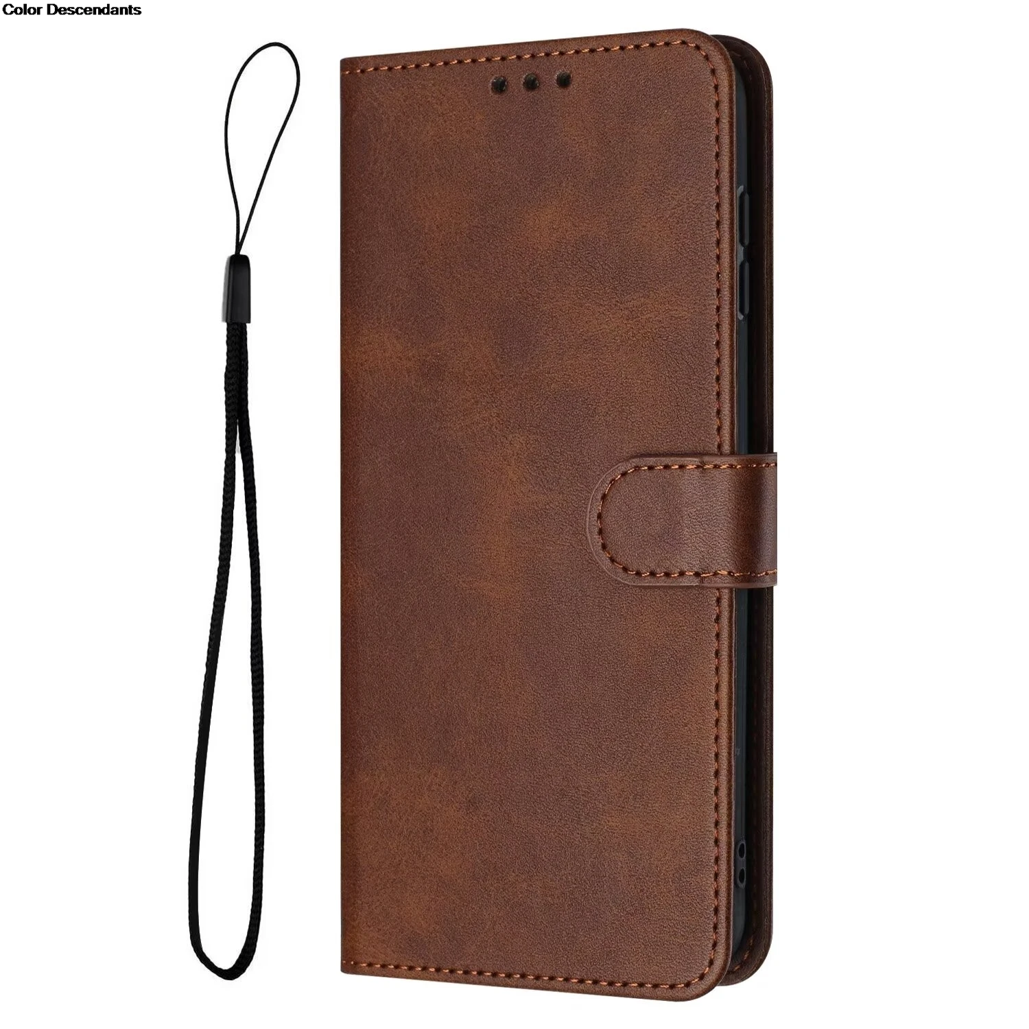 Soft TPU Leather Wallet Flip Phone Case with Card Slot