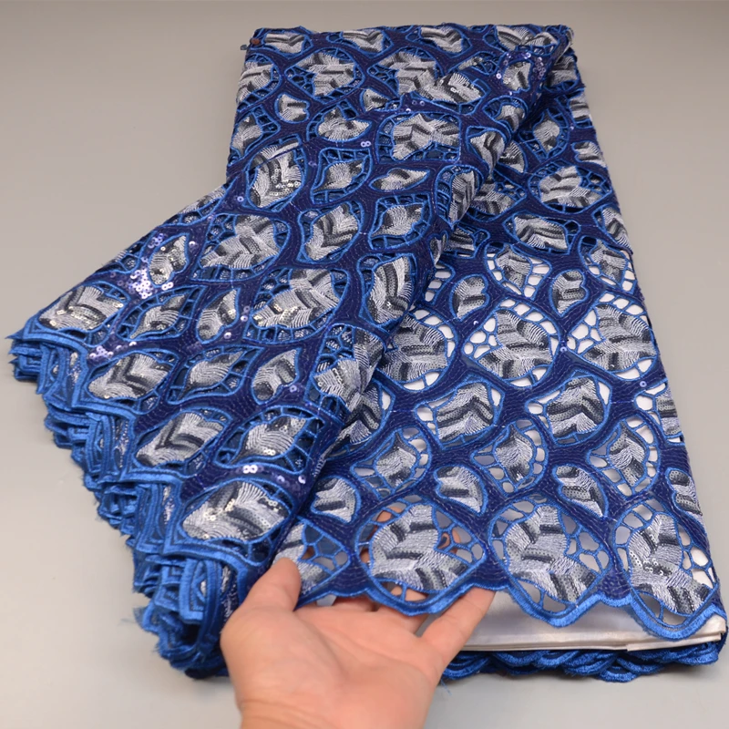 

Швейцарская кружевная ткань из вуали с вышивкой пайетками, роскошное сухое хлопковое кружево, высокое качество