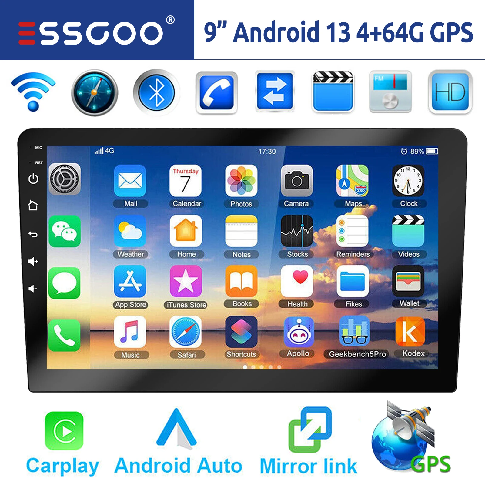 9inch 4 64G Carplay