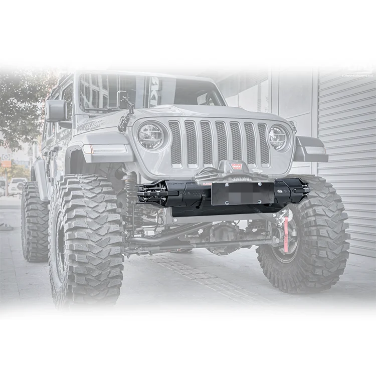 Fury 2018+ accessories parts CNC process Auto Car Front Bumper for Jeep wrangler JL JT custom