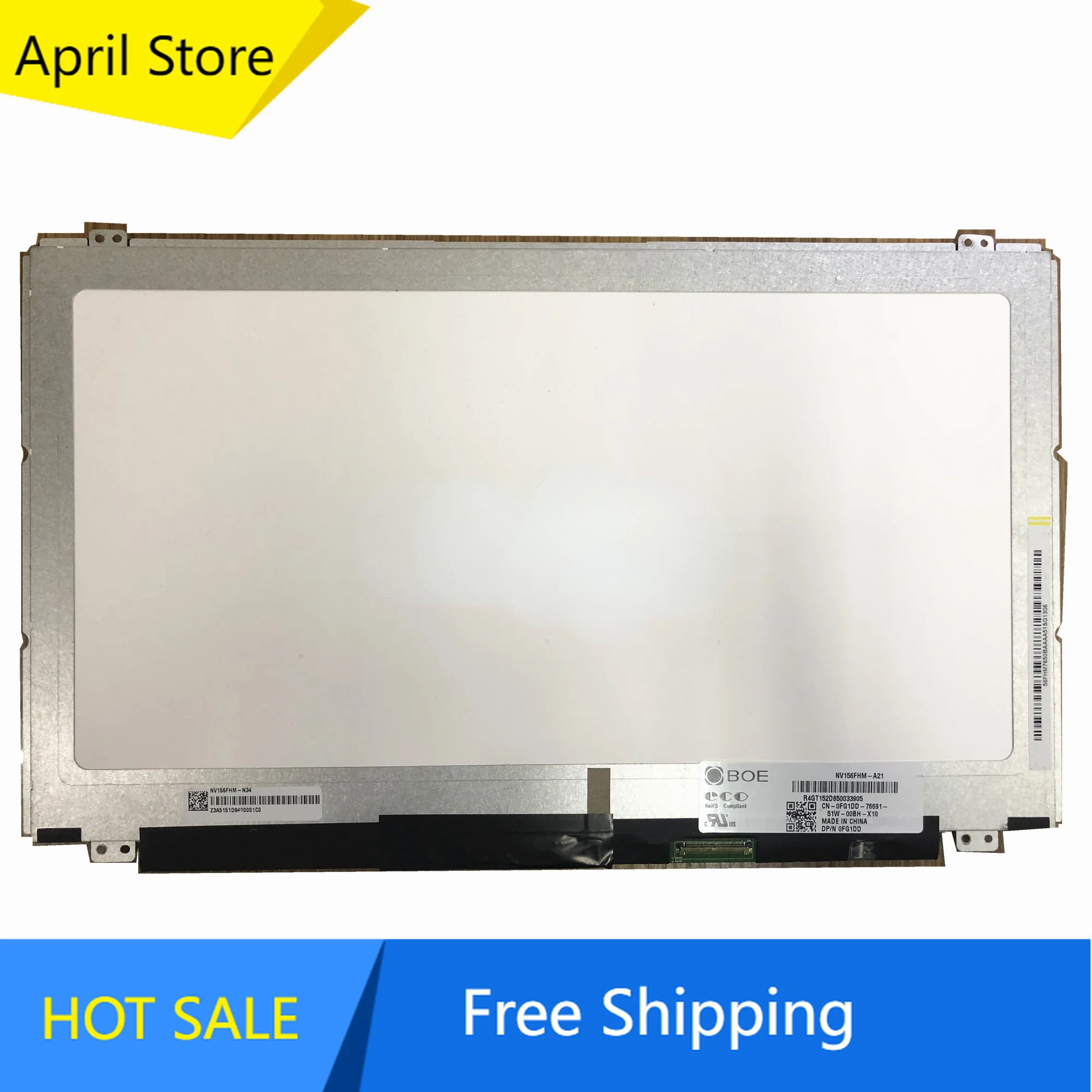 

NV156FHM-A21 15,6 ''сенсорный ЖК-экран для ноутбука 1920*1080 EDP 40 Pins