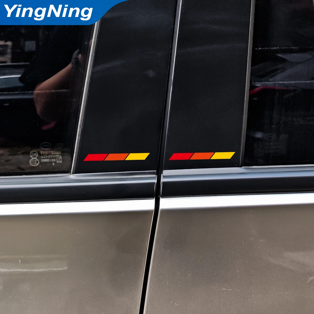 Italy Flag Car Sticker - Italian Tricolor Stripe Decal for Vehicles and Motorsport Decor