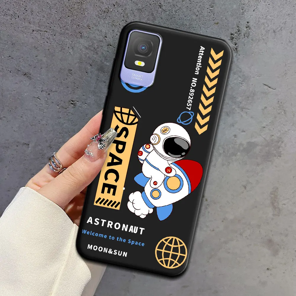 Cartoon Astronaut Soft Silicone TPU Phone Case - Lovely Back Cover Fashion s Shell