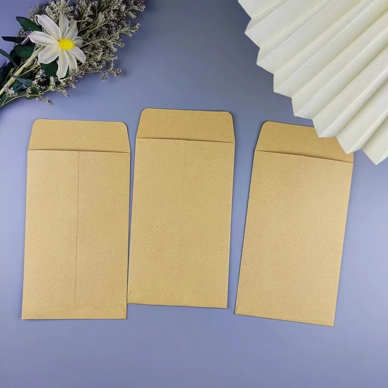Mini Envelope Solid Pure Color Pouch Kraft Paper Bags Wedding Party Invitation Greeting Cards Paper Gift Packaging Bag Guest