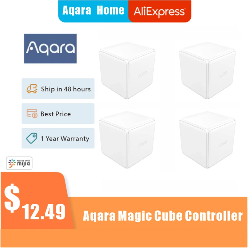 Original-Aqara-Magic-Cube-Controller-Zigbee-Version-Controlled-by-Six ...
