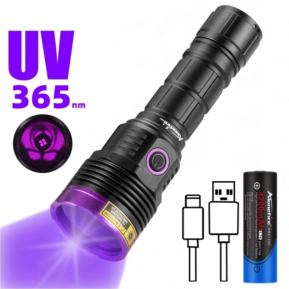 Aluminum UV Flashlight for Pet Stain Detection
