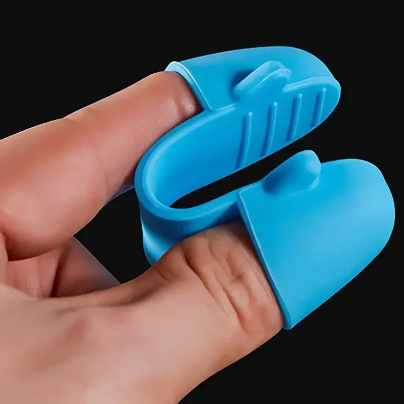 Anti Scalding Finger Potholders Silicone Pinch Mitts Cooking Pot holders Oven Accessories for Hand Protection Kitchen Gadget silicone oven mitts silicone oven gloves cotton pot holders