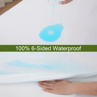 1pc 6-Sided Waterproof Mattress Protector, Dustproof Mattress Encasement with Zipper, Soft & Comfortable Mattress Cover 3