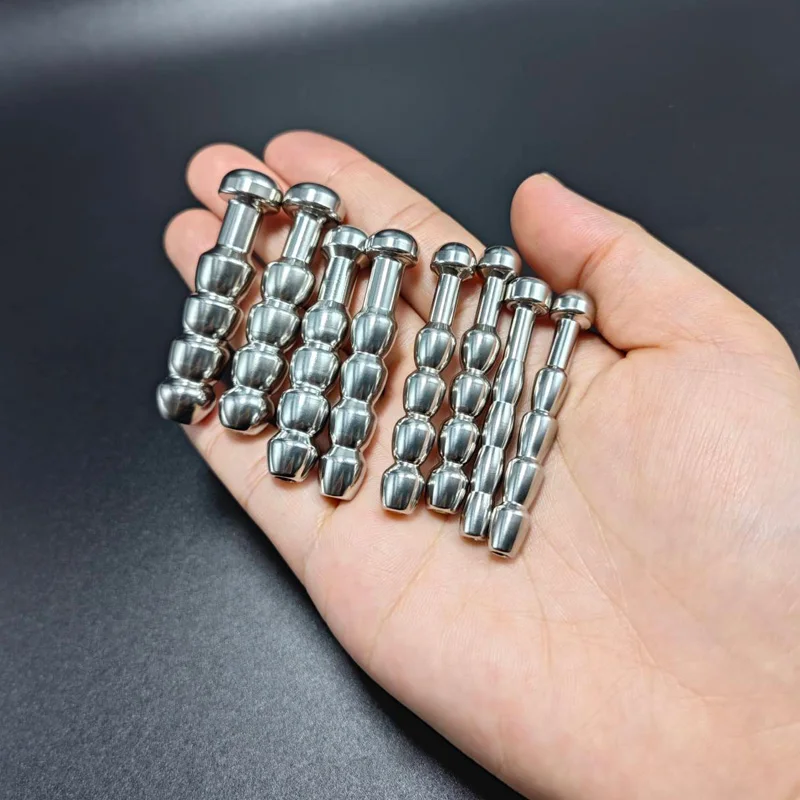 Penis Sex Toys Male Stainless Steel Urethral Plug Urethral Dildo Sounding Penis Plug Urethra Stimulate Dilator Masturbation Rod Sex Toy for Men