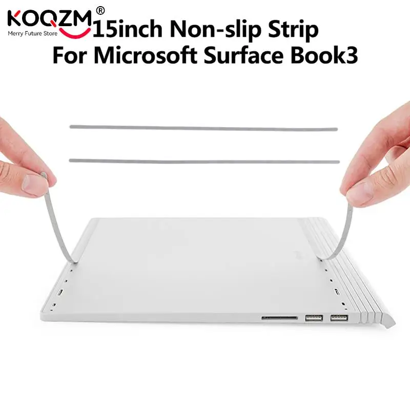 

Nonslip Strip Rubber Feet Bottom Non-slip Strip With Side Key Replacement For Microsoft Surface Book 1 2 Book3 Book2 13.5 15inch