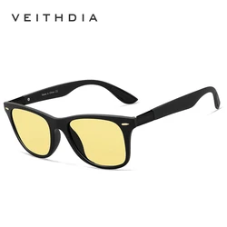 VEITHDIA Unisex Vintage Polarized Gradient Sunglasses with Photochromic Lens (With Package)