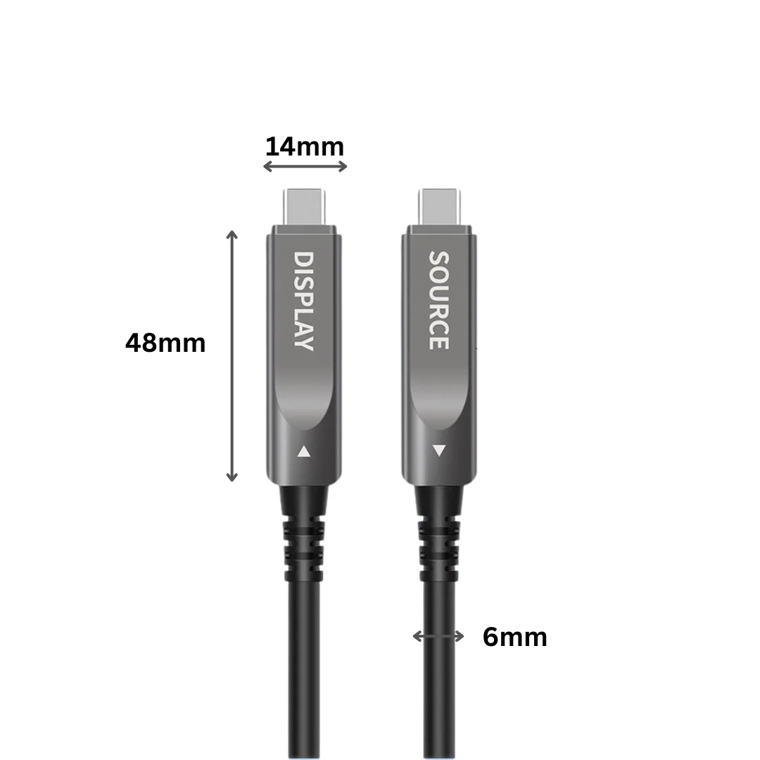 King Kable Hdmi2 Dp1 KING KABLE Armor Optical Fiber Cable Cord