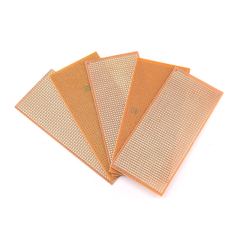 5/10PCS DIY 6.5x14.5 6.5*14.5CM Prototype Paper PCB Universal Experiment Matrix Circuit Board Single Row Continuous Hole