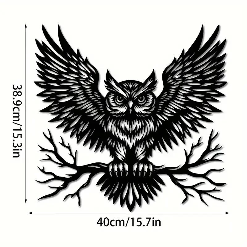 Owl Art Decorations-Perfect for Home, Office, Cafe and Bar Decoration, Best Gift Choice wall stickers room decor