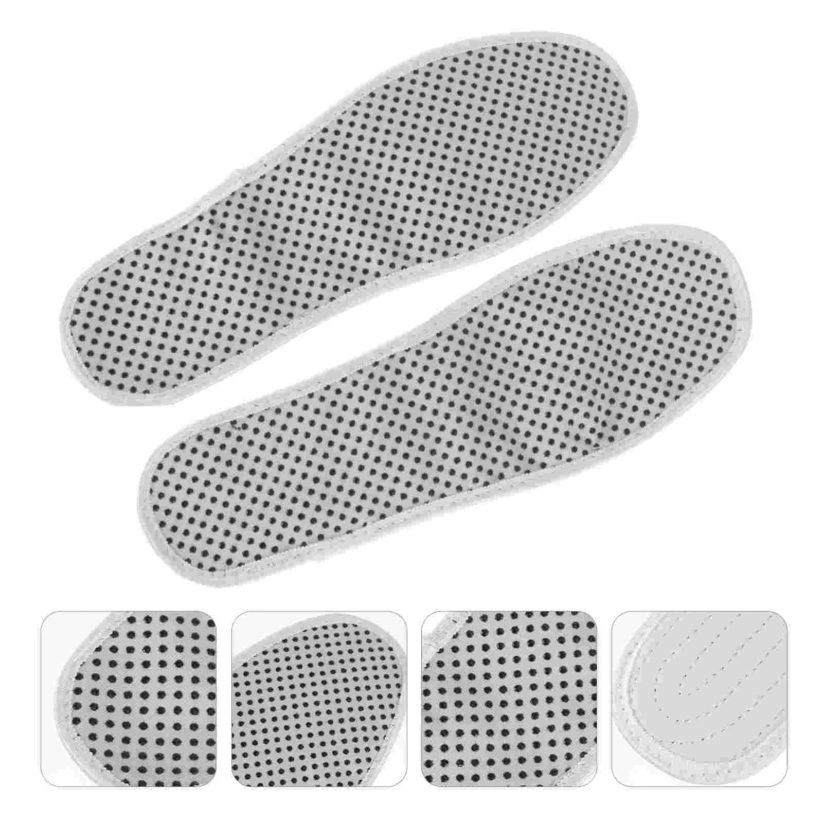 

Pair of Magnetic Thermal Self-heating Foot Pad Foot Cushion Insoles (White)