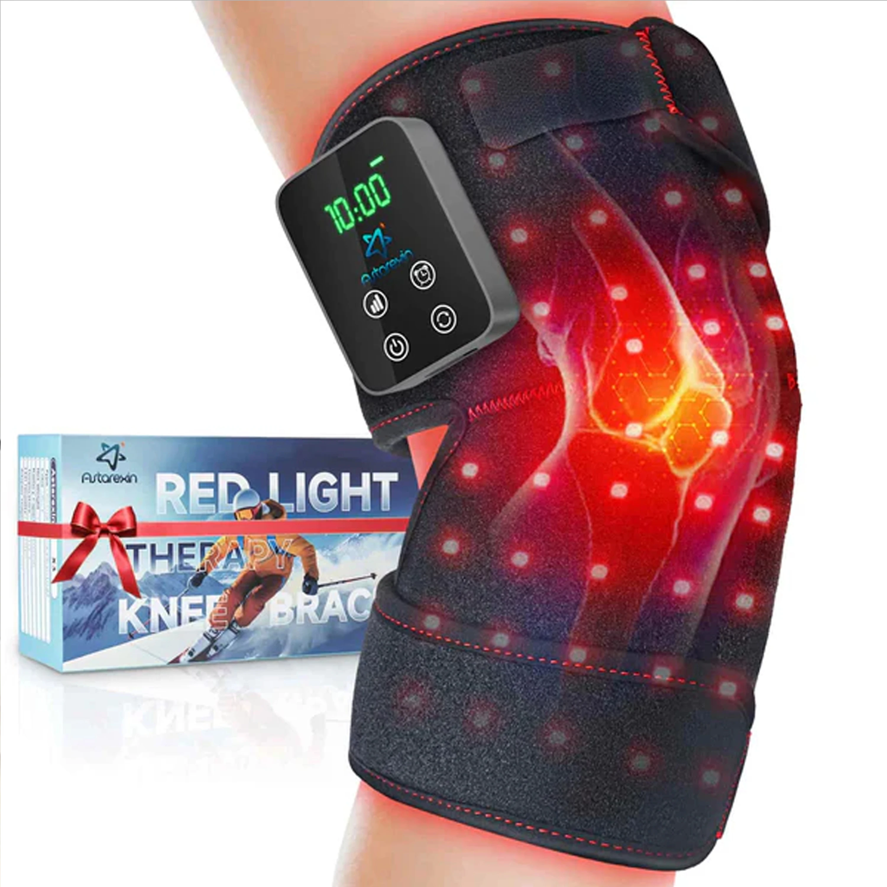 Red Light Therapy Electric Heating Knee Massage Pad Massage Leg Joint Warming Shoulder Elbow Skin Care Support Knee Pain Relief light therapy belt red light therapy wand red light therapy panel infrared therapy lamp