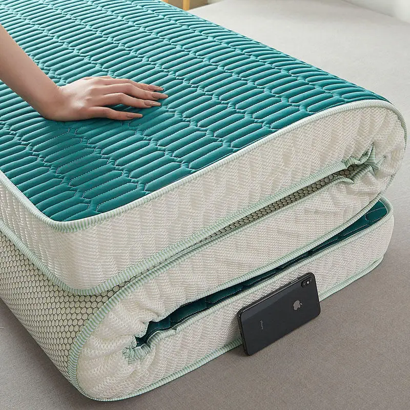 Five-star hotel soft mattress does not collapse latex foldable cool silk memory cotton thickened 10cm tatami mats