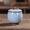 Tea Coffee Sugar Storage Jar China Crafts Decoration Mini Ceramic Jar Kitchen Storage Bottles & Jars Containers Home Decor New 4
