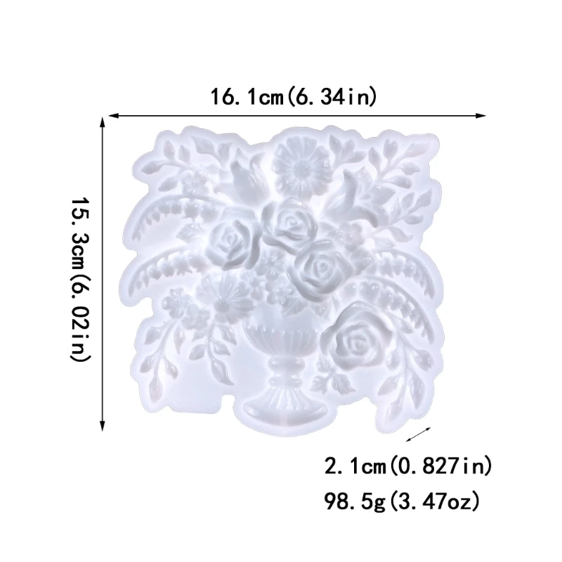 Рисунок 6 - Смоляная форма для горшка с розой