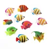 10PCS Artificial Ocean Tropical Fish Plastic Small Floating Fishes Vivid Simulated Fake Tropical Fish Fish Tank Decorations 3