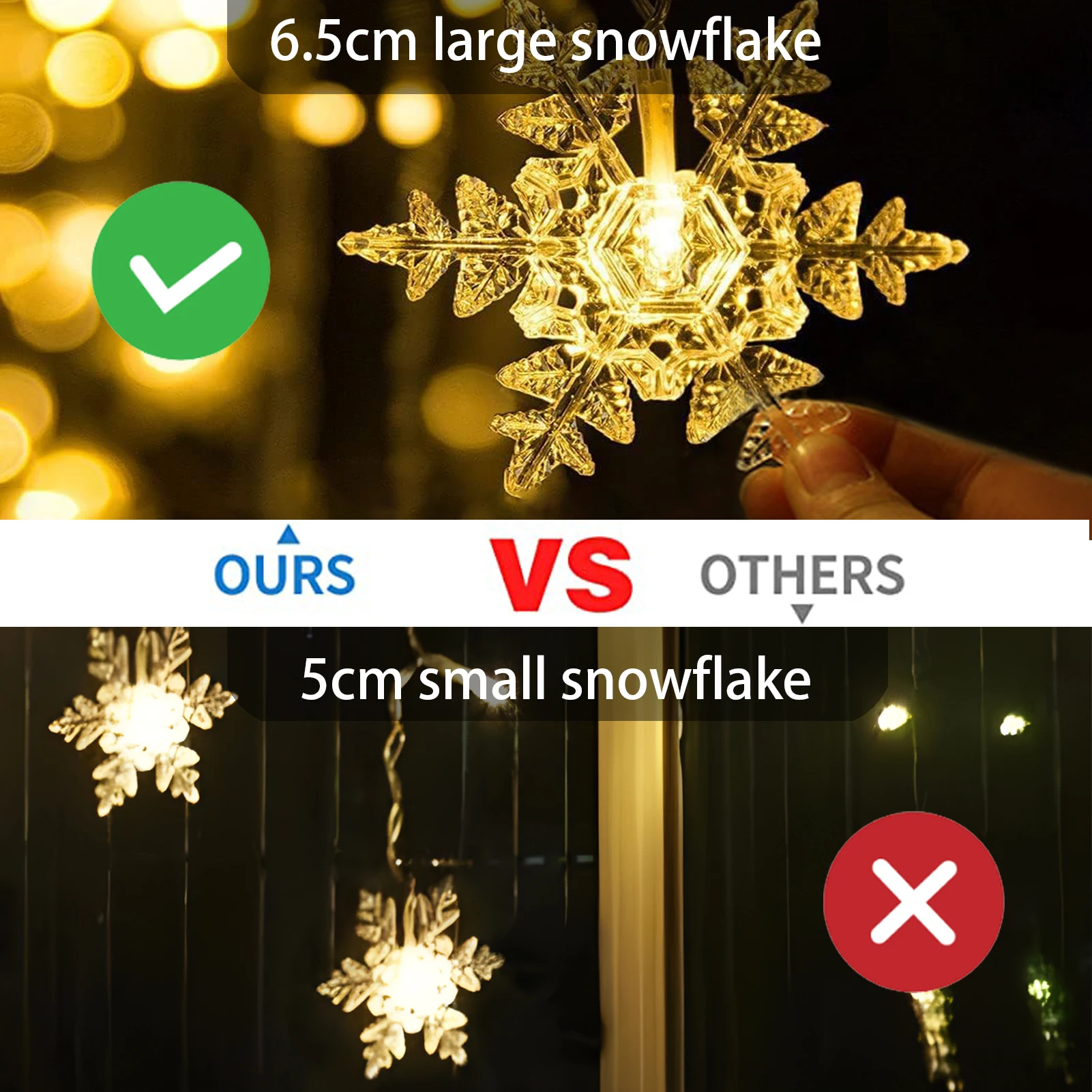 Рисунок 4 - Рождественская гирлянда в виде снежинки