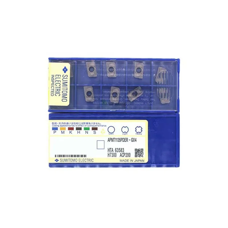 

10pcs SUMITOMO 100% Original APMT APMT1604PDER APMT1135PDER APMT103508PDER APMT103504PDER APMT1604PDER Milling Cutter
