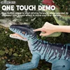 Remote Control Dinosaur for Kids - 2.4G RC Dinosaur with 3D Eye Shaking Head Roaring Sounds Rc Robot Dino Toys for Kids 2