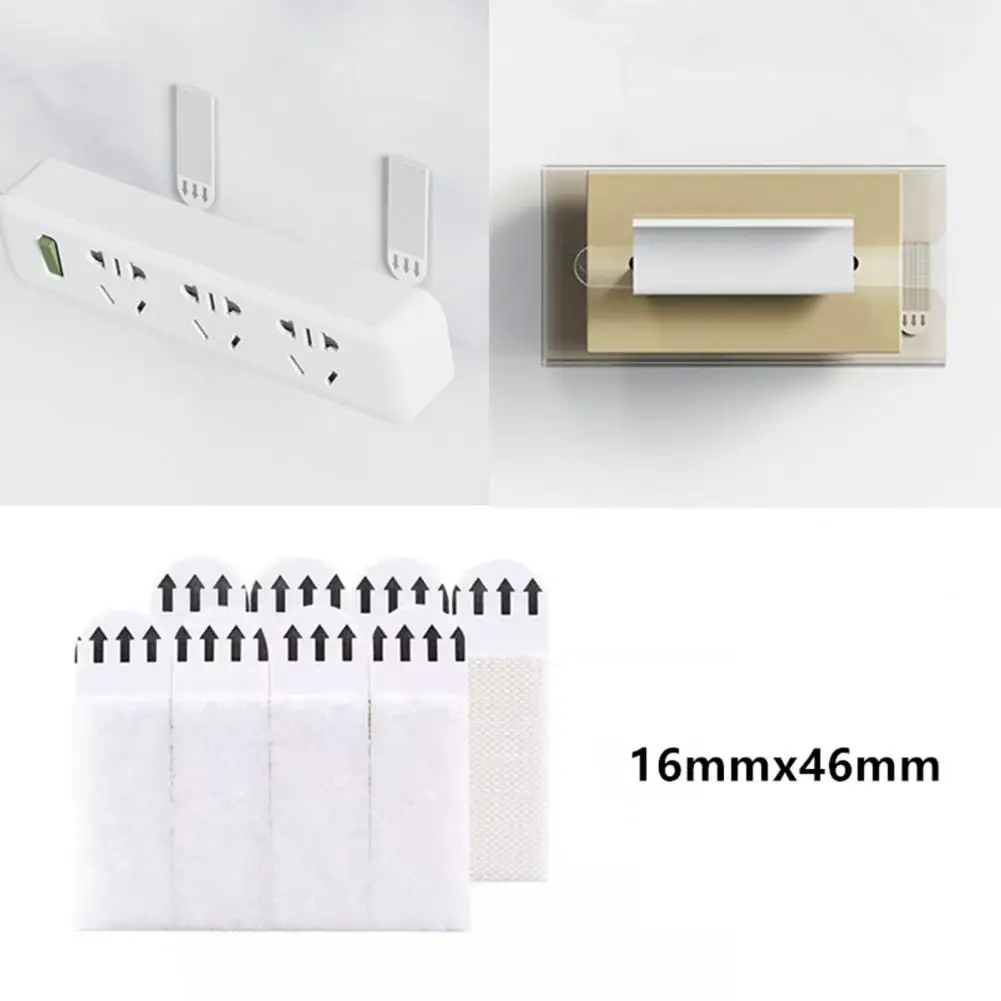 

Versatile Tape Hanger Self-adhesive Fastener Tape Hanger Wall-mounted Photo Frame Rack for A Clutter-free Home 8pcs Home