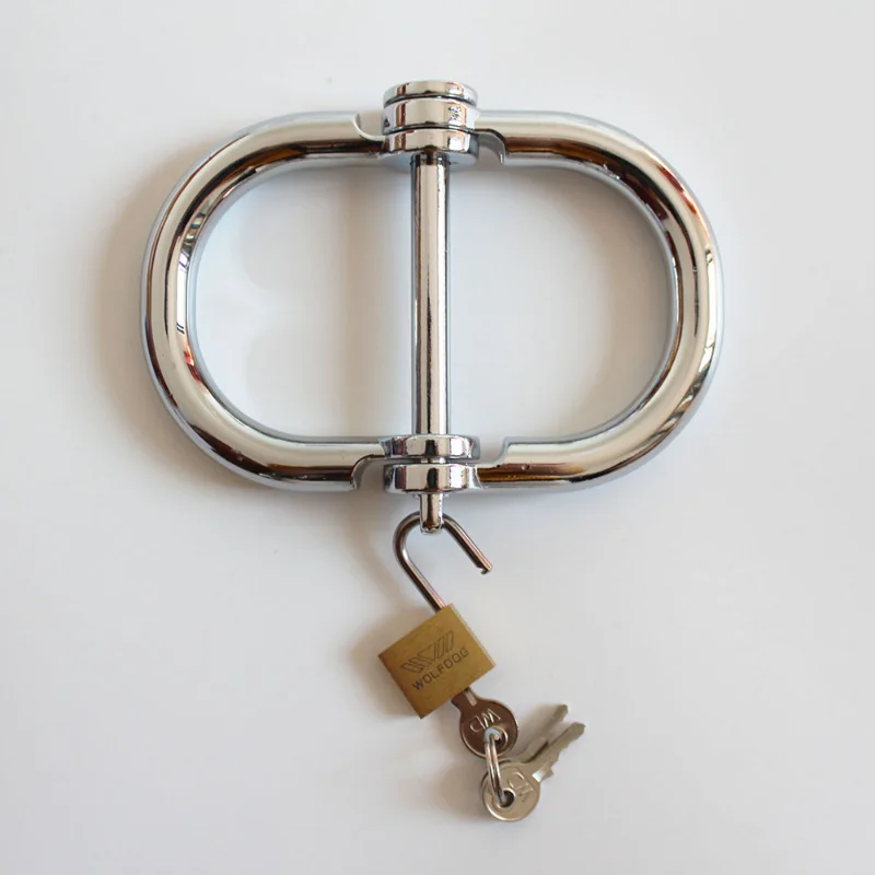 Male Female BDSM Bondage Semicircular Metal Steel Wrist Handcuffs sex handcuffs sex toys Slave Lockable Adult Game Restraints Roleplay