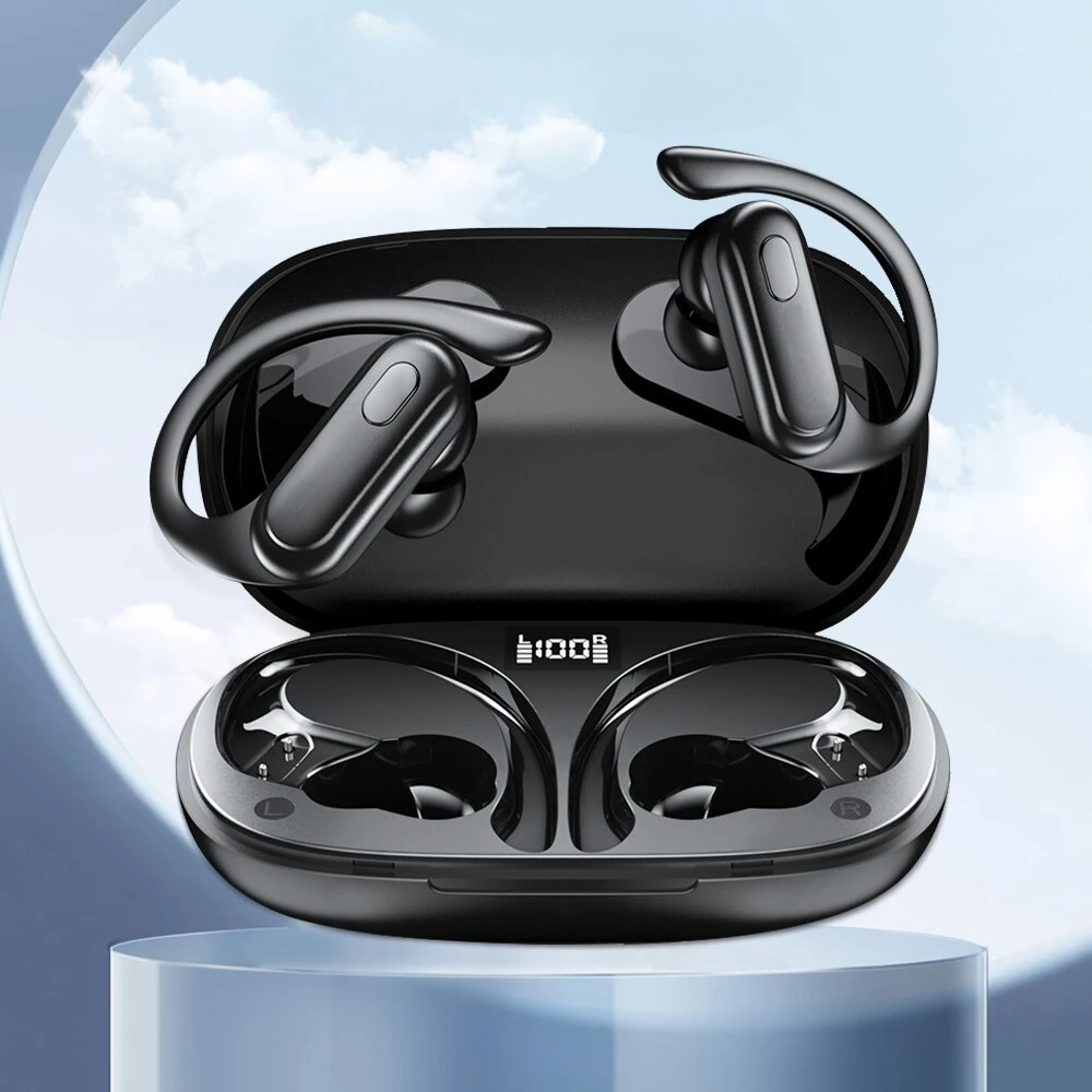 Беспроводные наушники Bluetooth, спортивные наушники Touch TWS с микрофоном, наушники-вкладыши с шумоподавлением, водонепроницаемая гарнитура, новинка 2024, Лидер продаж