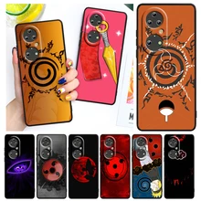 

Fashion Naruto LoGo For Huawei P50 P40 P30 P20 Pro Plus P10 P9 P8 Lite 2019 2017 RU E Mini Black Funda Capa Phone Case