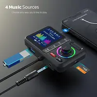 VR Robot Bluetooth 5.0 FM Transmitter Car MP3 Player Adapter Wireless Handsfree Car Kit with Big Screen U Disk TF Card Playback - Image 5