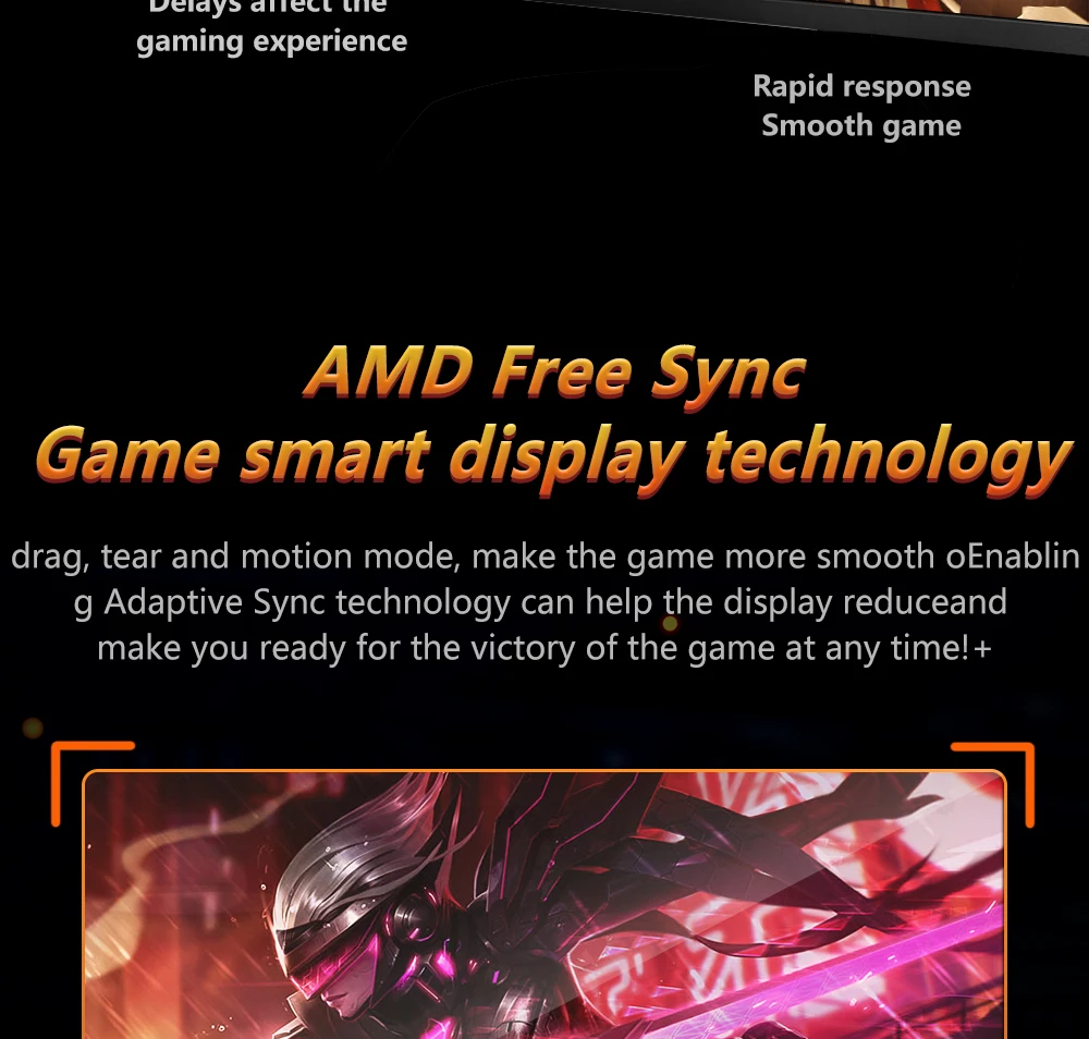 FYHXele 29 Inch Monitor 200Hz Wide Display 21:9 IPS WQHD Desktop LED Gamer Computer Screen Not Curved DP/2560*1080 6 Sa6255957d6374416979cbe6261c0c8b3z