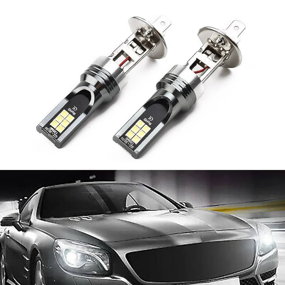 

14000LM H1 LED Lights Bulbs Conversion IP68 Waterproof 2PCS 9V-32V Headlight High Low Beam Kit White Practical