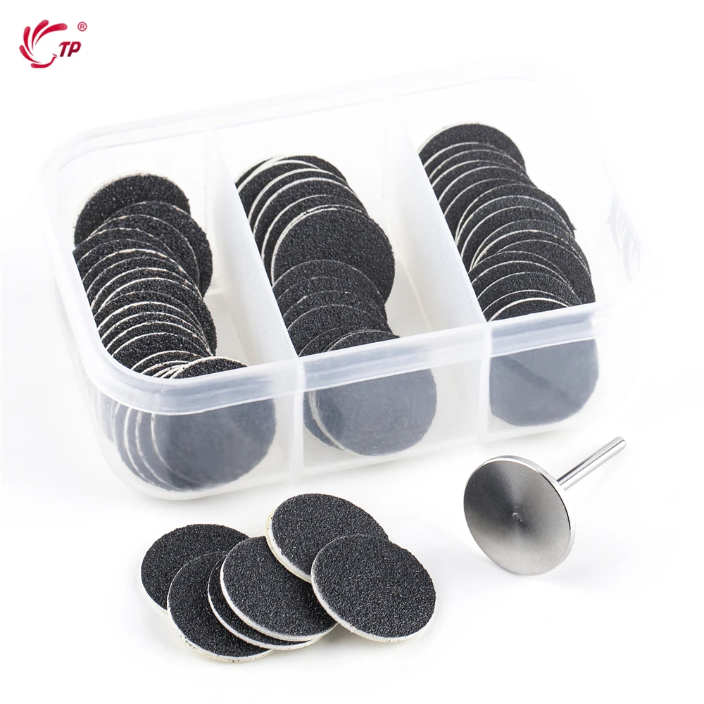 금속 깍지 포함 샌딩 페이퍼, 각질 굳은살 제거, 큐티클 도구, TP 20mm, 상..