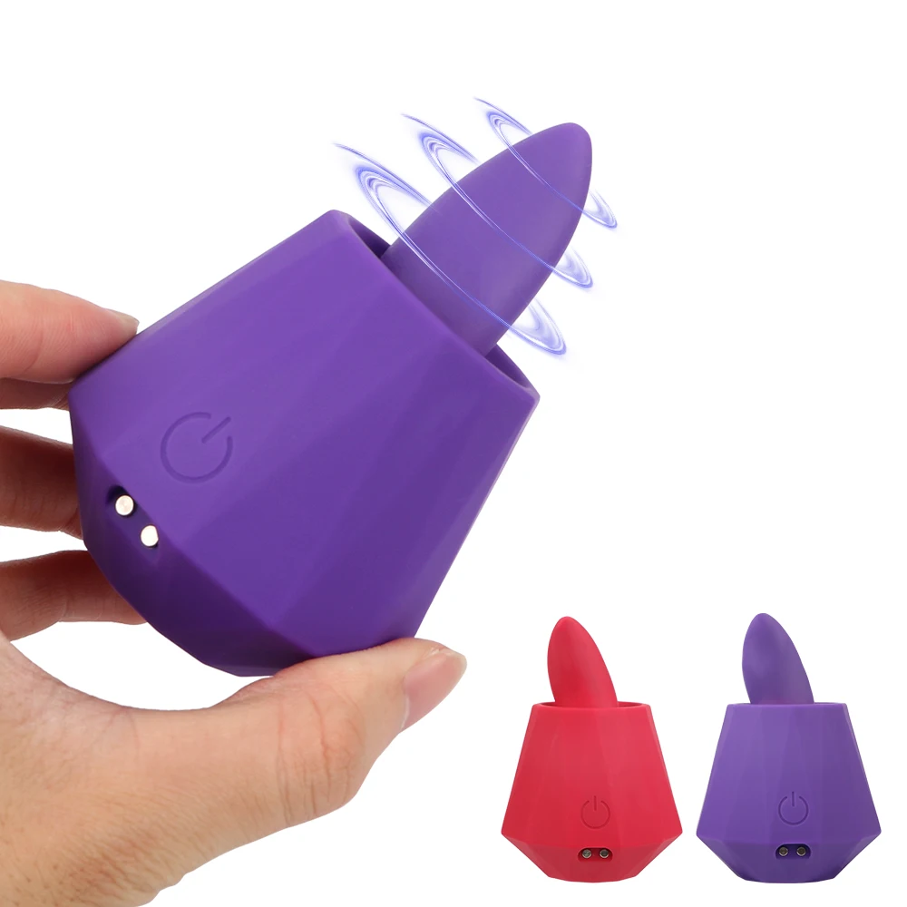 Vibrator Mit Zungenstimulation Für Damen Klitoris Nippel Massage_voghion.com