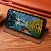 For Oukitel IIIF150 B2 Ultra B1 Pro Raptor LTD Air1 Ultra Plus Air1 Pro Magent Genuine Leather Case Flip Wallet Cover Coque 5