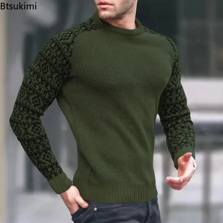 Maglione a trecce Aran con sprone rotondo, pullover alta moda fatto a