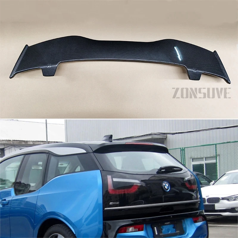 

Для BMW I3 2013-2020 Спойлер ABS пластик хэтчбек крыша заднее крыло Корпус Комплект Аксессуары