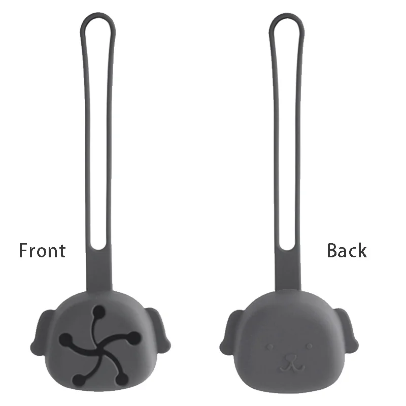 Silicone Nipple Storage Bag For Newborns Food Grade Personalized Kids Pacifier Holder Portable Bear Shape Nipple Case Attachment