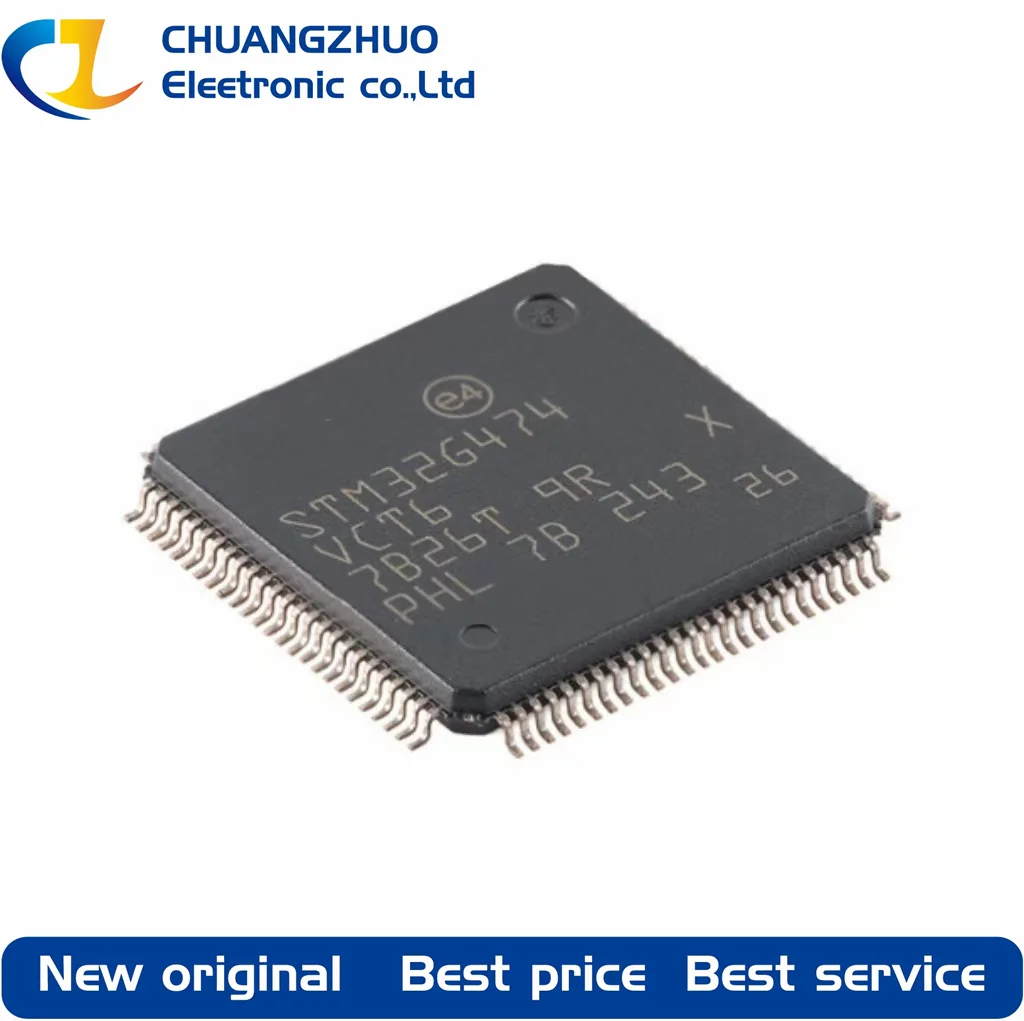 

Новинка, оригинальный микроконтроллер STM32G474VCT6 256KB 1,71 В ~ 3,6 В ARM-MSeries 170 КБ МГц, флэш-память 86, (14x14), блоки микроконтроллера, 1 шт.
